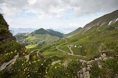 Panorama on the Klewenalp with basin Ried (village) in Switzerland-Rasmus Kaessmann-Photographic Print