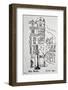 Raspail in Paris, France shows typical Haussmann Parisian Architecture.-Richard Lawrence-Framed Photographic Print