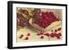 Raspberries and Plums-null-Framed Art Print