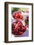 Raspberries and Redcurrants on a Table in the Open Air-Eising Studio - Food Photo and Video-Framed Photographic Print