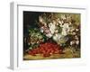 Raspberries and Sweet Pea-August Laux-Framed Giclee Print