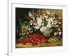 Raspberries and Sweet Pea-August Laux-Framed Giclee Print