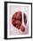 Raspberries in Small Bowl with Spoon-null-Framed Photographic Print