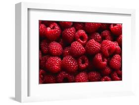 Raspberry Fruit Background-SJ Travel Photo and Video-Framed Photographic Print