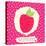 Raspberry with Dots Pattern-Anton Yanchevskyi-Stretched Canvas