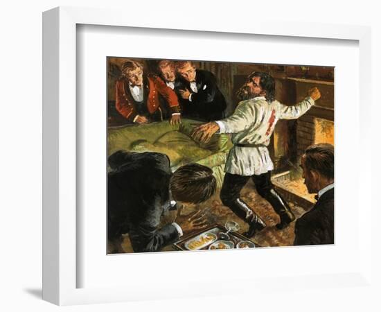 Rasputin Shot in the Back-Clive Uptton-Framed Giclee Print