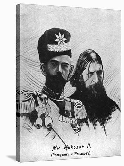 Rasputin with Nicolas II-null-Stretched Canvas
