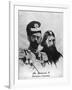 Rasputin with Nicolas II-null-Framed Art Print