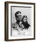 Rasputin with Nicolas II-null-Framed Art Print