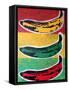 Rasta Banana-Abstract Graffiti-Framed Stretched Canvas