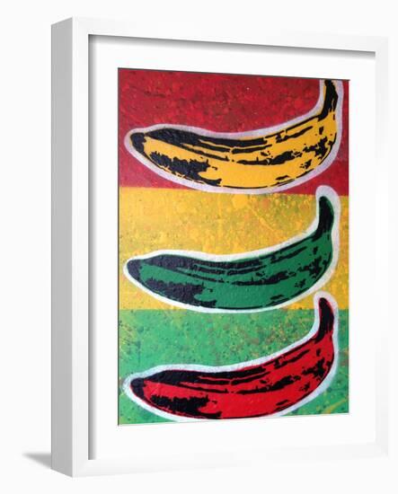 Rasta Banana-Abstract Graffiti-Framed Giclee Print