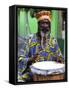 Rasta Jamaican Reggae Performer, St. John, Antigua-Bill Bachmann-Framed Stretched Canvas