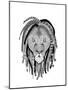 Rasta Lion-Nicky Kumar-Mounted Art Print