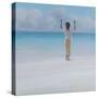 Rasta on Beach, 2012-Lincoln Seligman-Stretched Canvas