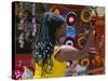 Rasta (Rastafarian) Hats on Display, Tobago, Trinidad and Tobago, West Indies, Caribbean-Gavin Hellier-Stretched Canvas