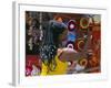 Rasta (Rastafarian) Hats on Display, Tobago, Trinidad and Tobago, West Indies, Caribbean-Gavin Hellier-Framed Photographic Print