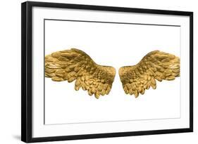 Raster Version of Golden Wings-Gilmanshin-Framed Art Print