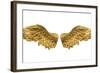 Raster Version of Golden Wings-Gilmanshin-Framed Art Print