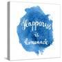 Raster Watercolor Conceptual Illustration Dedicated to Happiness and Home Warmness Themes. Hygge St-ursulamea-Stretched Canvas