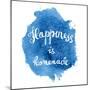 Raster Watercolor Conceptual Illustration Dedicated to Happiness and Home Warmness Themes. Hygge St-ursulamea-Mounted Art Print