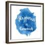 Raster Watercolor Conceptual Illustration Dedicated to Happiness and Home Warmness Themes. Hygge St-ursulamea-Framed Premium Giclee Print