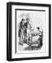 Rastignac Introduced to Madame de Nucingen, Illustration from "Le Pere Goriot" by Honore de Balzac-Laisne-Framed Giclee Print