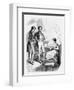 Rastignac Introduced to Madame de Nucingen, Illustration from "Le Pere Goriot" by Honore de Balzac-Laisne-Framed Giclee Print