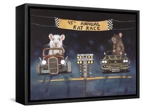 Rat Race 1-Leah Saulnier-Framed Stretched Canvas