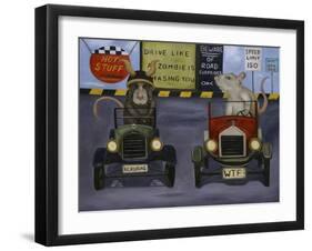 Rat Race #4-Leah Saulnier-Framed Giclee Print