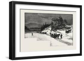 Rat River Landing, Canada, Nineteenth Century-null-Framed Giclee Print