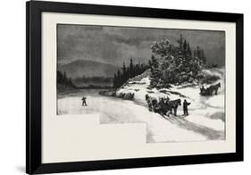 Rat River Landing, Canada, Nineteenth Century-null-Framed Giclee Print