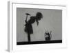 Rat-Banksy-Framed Giclee Print