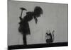 Rat-Banksy-Mounted Giclee Print