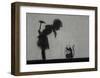 Rat-Banksy-Framed Giclee Print