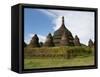 Ratana-pon solid stupa built by King Min Khammoung and Queen Shin Htwe, Mrauk U, Rakhine State,...-null-Framed Stretched Canvas