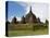 Ratana-pon solid stupa built by King Min Khammoung and Queen Shin Htwe, Mrauk U, Rakhine State,...-null-Stretched Canvas