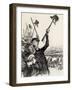 Ratapoil and His Staff: Long Live the Emperor!, 1851-Honore Daumier-Framed Giclee Print
