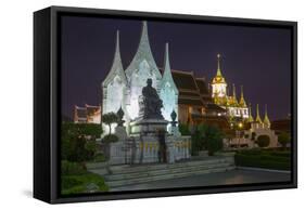 Ratcha Natdaram Worawihan, Bangkok, Thailand, Southeast Asia, Asia-Frank Fell-Framed Stretched Canvas