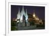 Ratcha Natdaram Worawihan, Bangkok, Thailand, Southeast Asia, Asia-Frank Fell-Framed Photographic Print