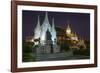 Ratcha Natdaram Worawihan, Bangkok, Thailand, Southeast Asia, Asia-Frank Fell-Framed Photographic Print