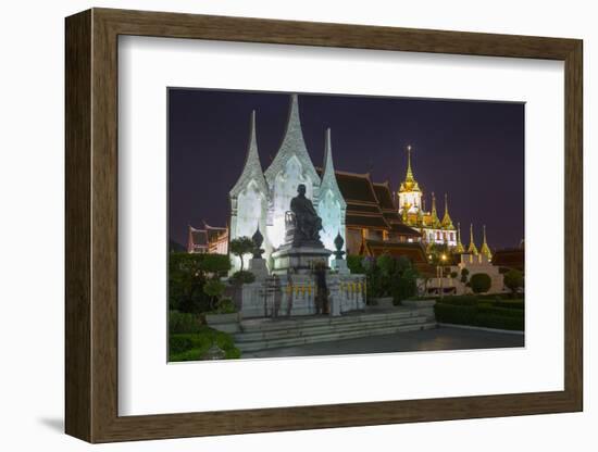 Ratcha Natdaram Worawihan, Bangkok, Thailand, Southeast Asia, Asia-Frank Fell-Framed Photographic Print