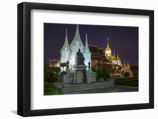 Ratcha Natdaram Worawihan, Bangkok, Thailand, Southeast Asia, Asia-Frank Fell-Framed Photographic Print