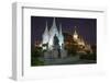 Ratcha Natdaram Worawihan, Bangkok, Thailand, Southeast Asia, Asia-Frank Fell-Framed Photographic Print