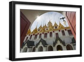 Ratcha Natdaram Worawihan, Bangkok, Thailand, Southeast Asia, Asia-Frank Fell-Framed Photographic Print