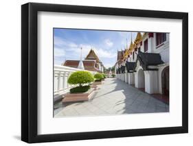 Ratcha Natdaram Worawihan, Bangkok, Thailand, Southeast Asia, Asia-Frank Fell-Framed Photographic Print