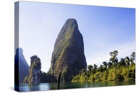 Ratchaprapa Reservoir, Khao Sok National Park, Surat Thani Province, Thailand, Southeast Asia, Asia-Christian Kober-Stretched Canvas