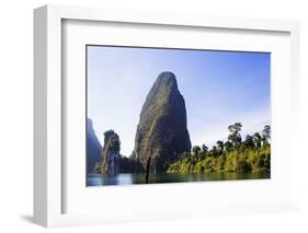 Ratchaprapa Reservoir, Khao Sok National Park, Surat Thani Province, Thailand, Southeast Asia, Asia-Christian Kober-Framed Photographic Print