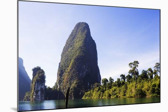 Ratchaprapa Reservoir, Khao Sok National Park, Surat Thani Province, Thailand, Southeast Asia, Asia-Christian Kober-Mounted Photographic Print