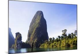 Ratchaprapa Reservoir, Khao Sok National Park, Surat Thani Province, Thailand, Southeast Asia, Asia-Christian Kober-Mounted Photographic Print