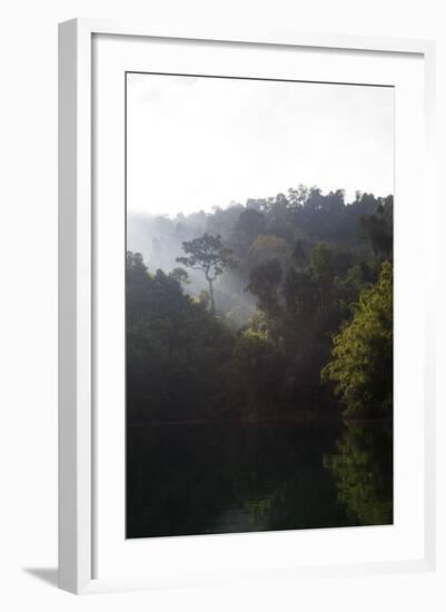 Ratchaprapa Reservoir, Khao Sok National Park, Surat Thani Province, Thailand, Southeast Asia, Asia-Christian Kober-Framed Photographic Print